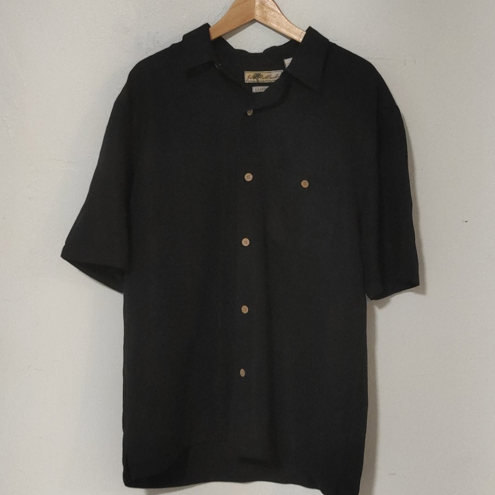 JOE MARLIN comfort fit Black Shirt size L